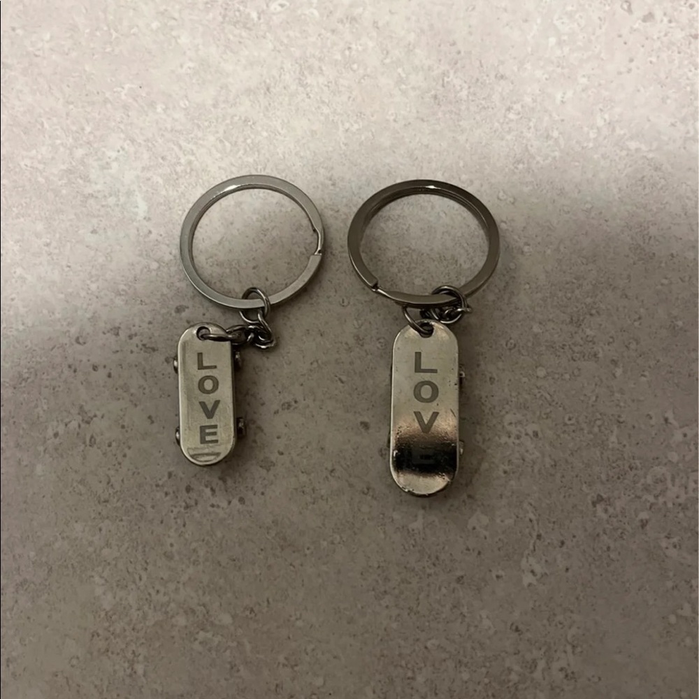 Couples Keychains Skateboards